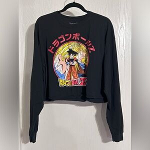 Dragon Ball Z | Black Long Sleeve Crop Top | Size 2X